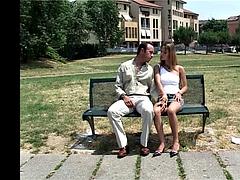 Leie, Grosser schwanz, Blasen, Spermaladung, Flotter dreier, Vintage