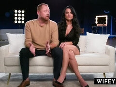 Hotwife MILF Ridley Rides Hard in Doggystyle - Big Tits, Creampie & Heels