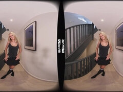 Gros seins, Blonde, Doigter