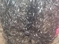 Afrikanisch, Leie, Schwarz, Behaart, Masturbation, Milf, Muschi, Solo