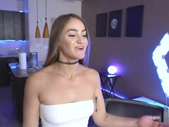 Szőke, Cumizás, Ondó fröcskölés, Lány, Pénisz, Nézőpont, Tini, Begyek
