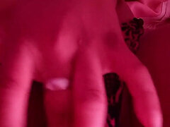 18 jaar, Enthousiasteling, Grote kietelaar, Zwart, Vrouw, Huisgemaakt, Masturbatie, Alleen