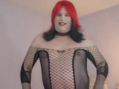 Amatør, Amerikaner, Stor svart kvinne, Stor rumpe, Sexy undertøy, Moden, Alene