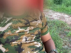 Amateur, Asiatique, Tir de sperme, Masturbation, De plein air, Solo, Thaïlandaise