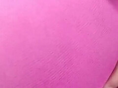 Your Dick Can't Resist Growth Under Your Pants When You See My Curves Stuck to This Pink Leggings