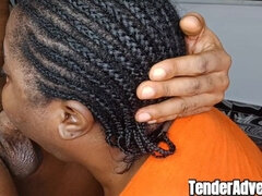 Amatør, Stor svart kvinne, Stor rumpe, Svart, Kukk suging, Bløtkake