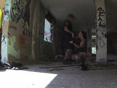 오랄섹스, 도기스타일, 얼굴에, 핸드잡, Hd, 자연의 가슴, 야외의, 빨간 머리