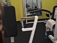Gym Stranger Pounds Linda Sweet for Cash in Public