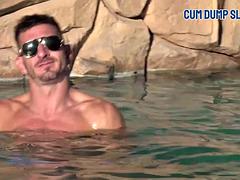 Язык в попке, Большой член, Блондинки, Минет, Брюнетки, Мускулы, На природе, Тату