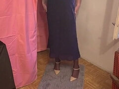 Amateur, Tchèque, Talons, Mère que j'aimerais baiser, Collant, Solo