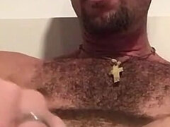 素人, イく瞬間, 爸, 毛深い, オナニー, 一人, スペイン人