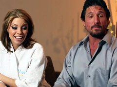 Blondine, Spermaladung, Hd, Massage, Flotter dreier