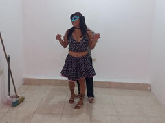 오랄섹스, 약간 뚱뚱한, 커플, 집에서 만든, 주부, 라티나, 비서