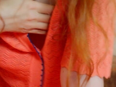 Orange Blouse
