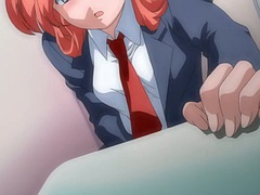 Gros seins, Sucer une bite, Éjaculation interne, Lesbienne, Masturbation, Public, Rousse roux, Nénés