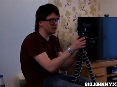 Geeky Nerd Makes Home Movie With His Hot Italian Pornstar Girlfriend Filmed By His Jealous Nerd Mate With Camera Man, Valentina Bianco And Scarlet Gre