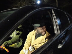 Horny British MILFs Pick Up 2 Black Guys For Group Sex & Double Facial