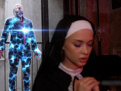 18 ans, Blonde, Mignonne, Nonne, Chatte, Rugueux, Adolescente, Serré