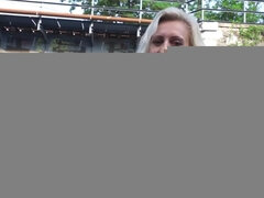 Czech amateur mature in high heels fucked in public outdoors