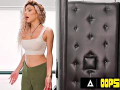 OOPSIE - Cheating Trans Cutie Caught DOUBLE TEAMING Cis MILF With Trans Bestie During Glory Hole Fun