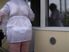 Debela dekleta, V ozadju, Busty, Okrogla, Velika, Milf, Naravne joške, Hlačke