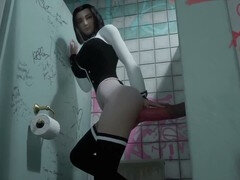 Anal, Cul à la bouche, Jeux, Masturbation, Petite femme, Chatte, Jarretelles, Jouets