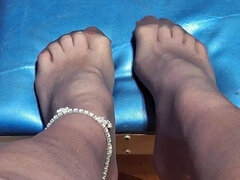 Amatőr, Amerikai, Műcerka, Érett koros, Harisnyanadrág, Egyedül