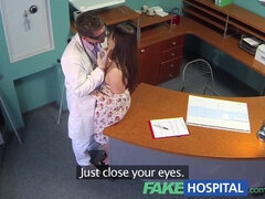 Sabina Black's fakehospital pov exam relieves her curvy patient's back pain