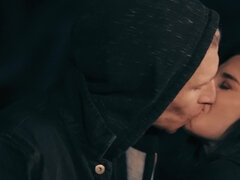 Amerykański, Tyłek, Para, Styl na pieska, Hd, Naturalne cycki, Cipka, Tatuaż