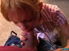 Amateur, Mamada, Corrida, Estilo perrito, Al aire libre, Pov, Público, Coño