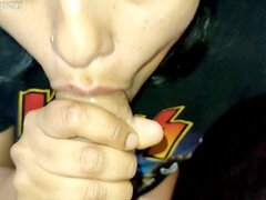 18 anos, Pauzão, Boquete, Gozar na boca, Jato de porra, Feito em casa, Máquina de sexo, Espanhola