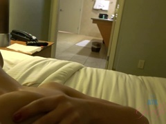 You use two fingers to scoop out the creampie