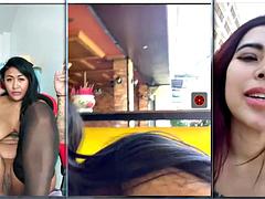 Ázijskej, Masturbácia, Na verejnosti, Thajskej