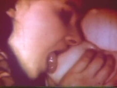 Vintage Lesbian Party: Hairy MILF Pussy Licking Threesome Compilation