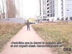 18, 커플, 돈, 자연의 가슴, 보지, 현실, 빨간 머리, 양말