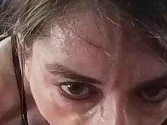 Bondage sadomaso, Pompino, Bondage, Coppia, Dominazione, Europea, Grezzo, Donna con pene