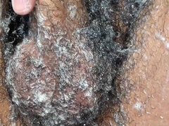 Leie, Bad, Grosser schwanz, Paar, Spermaladung, Masturbation