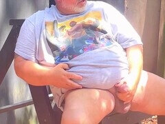 Hefty mall cop heads out camping solo for some fun