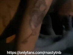 Obciąganie, Samochód, Kutas, Ciemna karnacja, Ostro