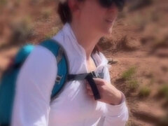 Flashing Tits in Wild Kyrgyzstan Mountains - Bold, Topless, and Raw Adventure