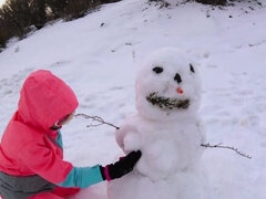 She went on a winter vacation and had lots of POV fun
