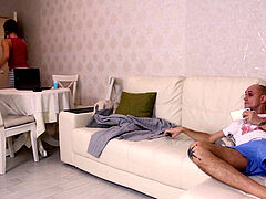 아마추어, 오랄섹스, 대학교, 입에 사정, 집에서 만든, 러시아인, 빨아들이는