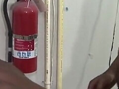 Amerikansk, Röv slick, Svart, Avsugning, Par, Sperma i munnen, Kysser, Tatuering