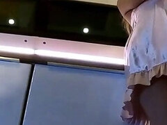 Hot and Sexy Petite Blonde Brings Her Girlfriend Into a Fashion Try on Haul Turns Into Porn Shooting in the Kitchen