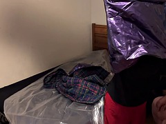 January 1, 2023: Full of emptiness with my two purple raincoats