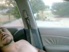 Amateur dude Julian Spurrts getting naked in public and almost caught