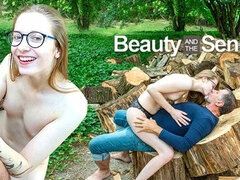 Pijpbeurt, Hd, Buiten, Klein, Geschoren, Mager, Tatoeage, Tieten likken