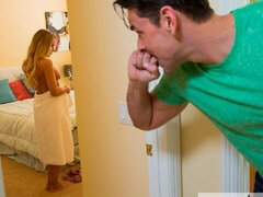 Rumpe, Blond, Kukk suging, Kyssing, Milf, Naturlige bryster, Fitte, Strømper