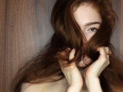 Jia Lissa Wild Redhead Teen Solo Video
