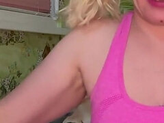 Balloons Blown and Pop in Pink Leggings